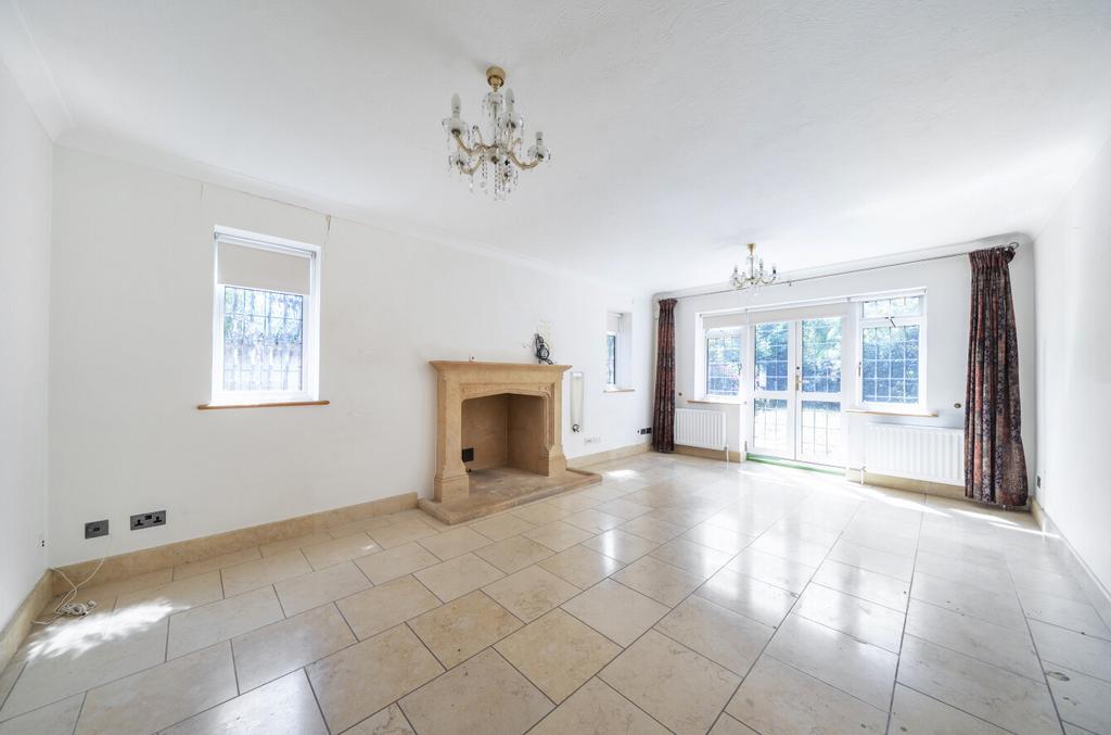 Living room, fireplace