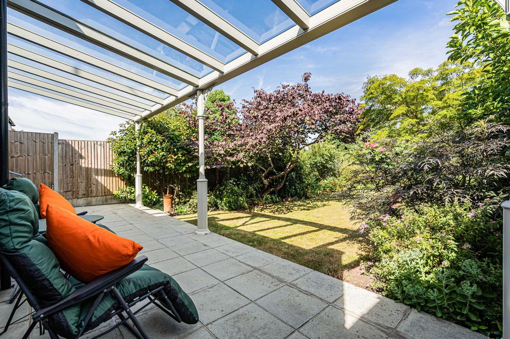 Patio view, garden