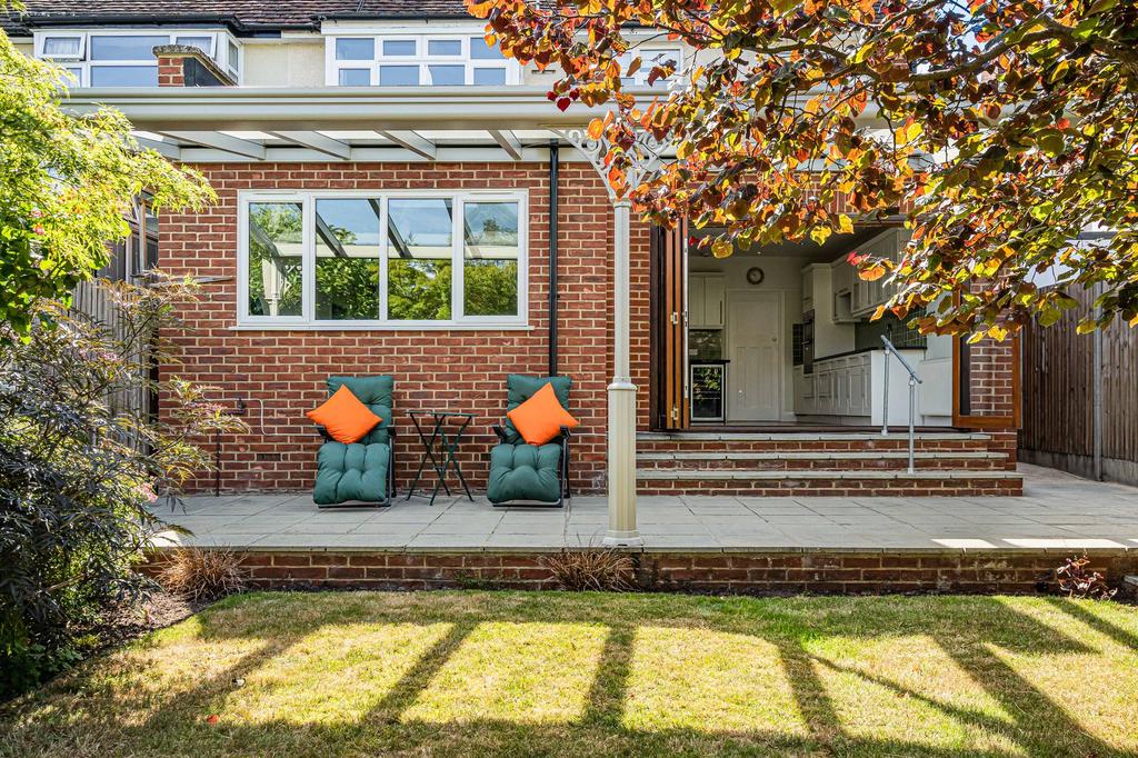 Patio view, garden