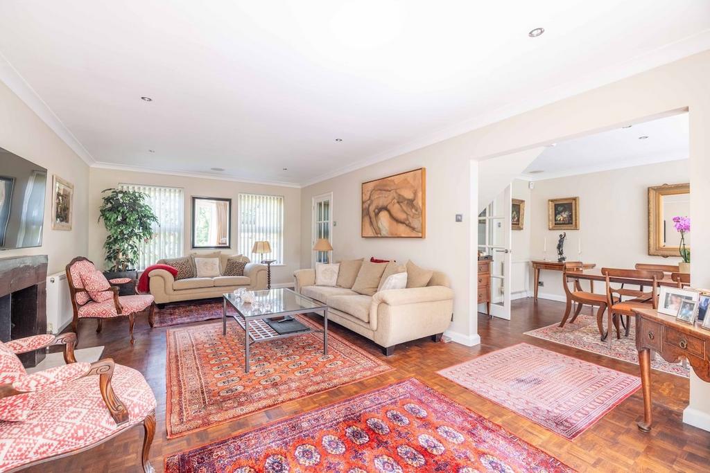 Open-plan living area, open plan living, fireplace