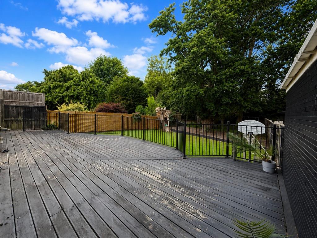 Decked terrace