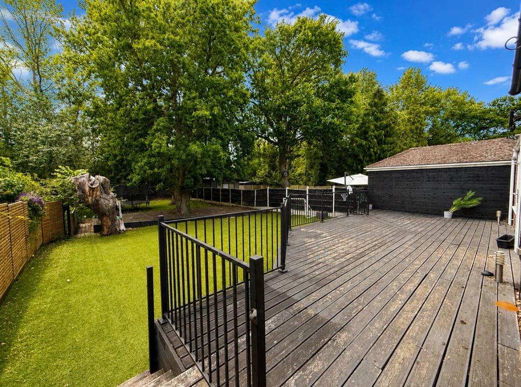 Decked terrace
