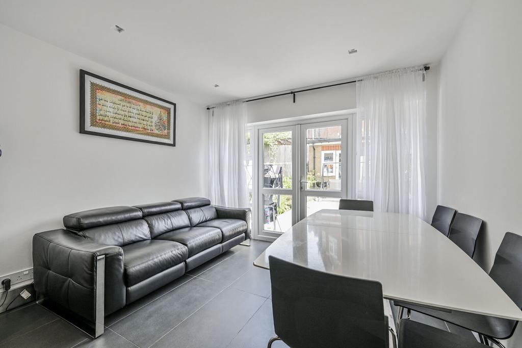 Open-plan living area, open plan living