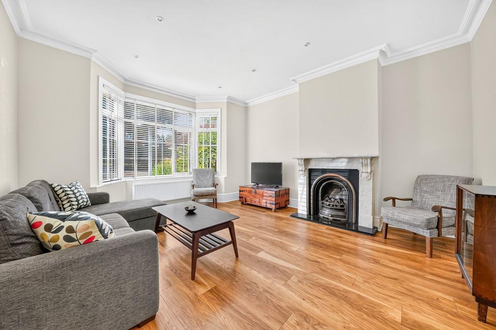Living room, fireplace