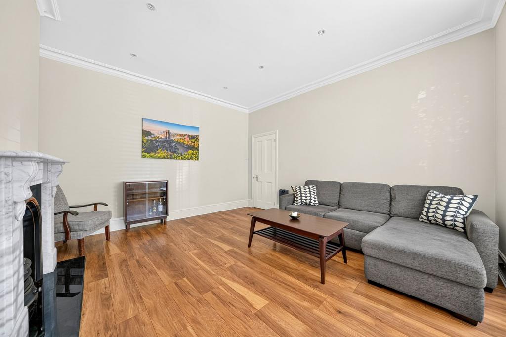 Living room, fireplace