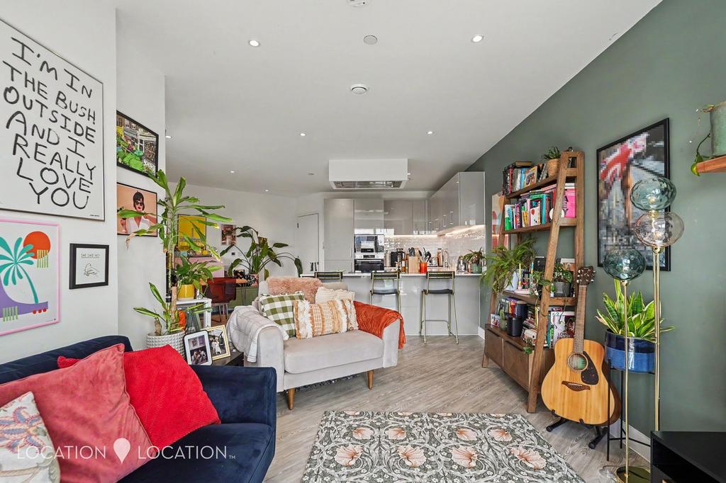 Open-plan living area, open plan living