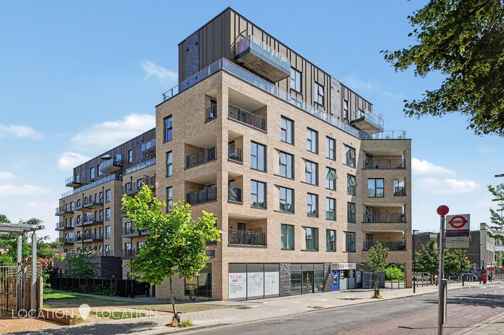 Apartment building facade, block of apartments
