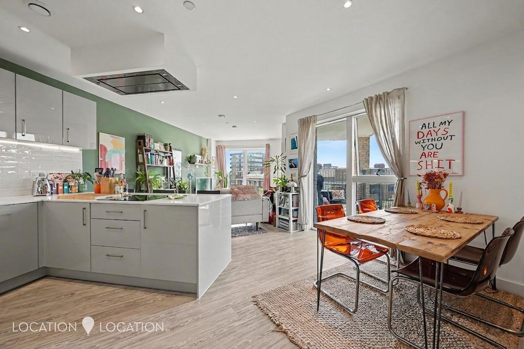 Open-plan living area, open plan living