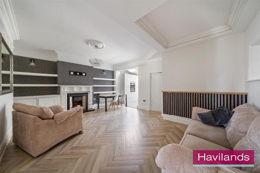 Open-plan living area, open plan living, fireplace