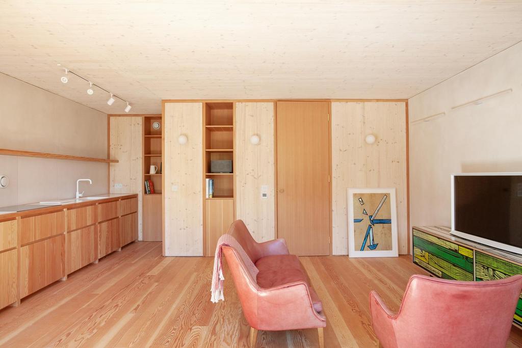Open-plan living area, open plan living