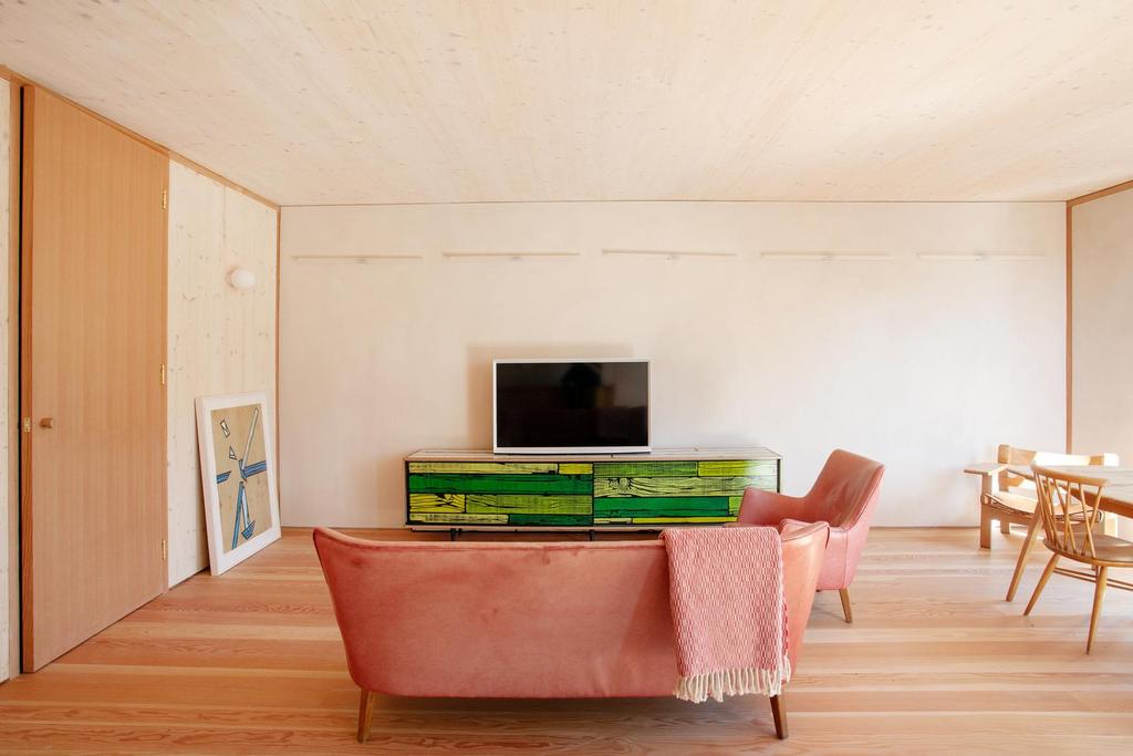 Open-plan living area, open plan living