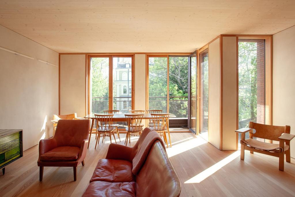 Open-plan living area, open plan living