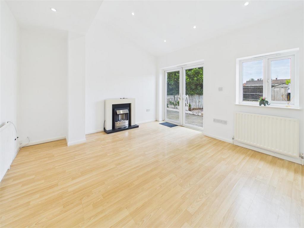Living room, fireplace