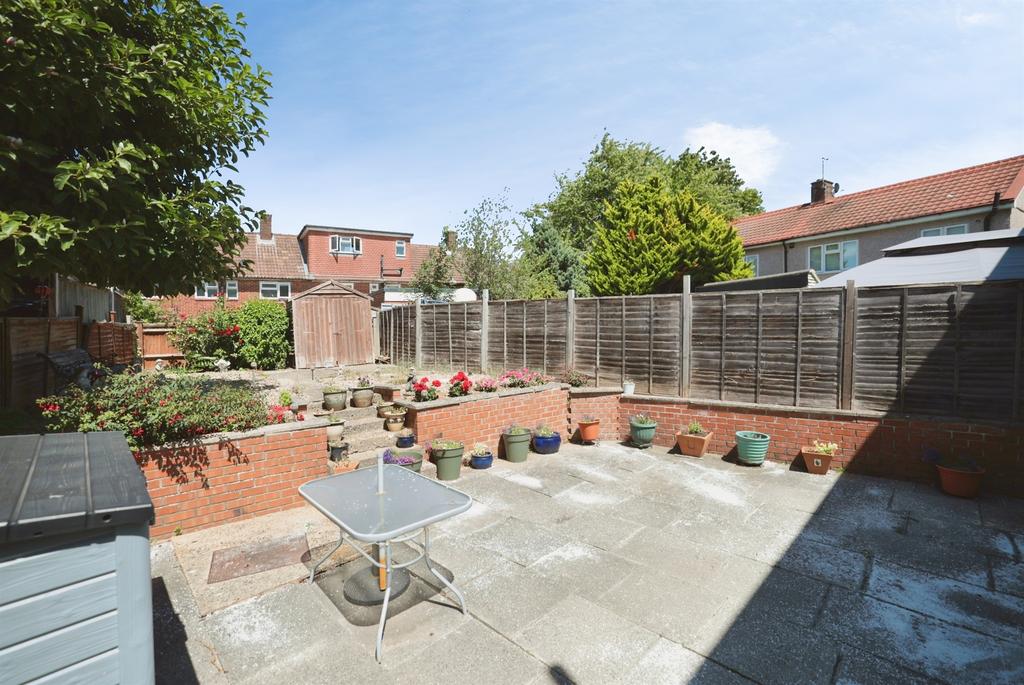 Patio view, garden