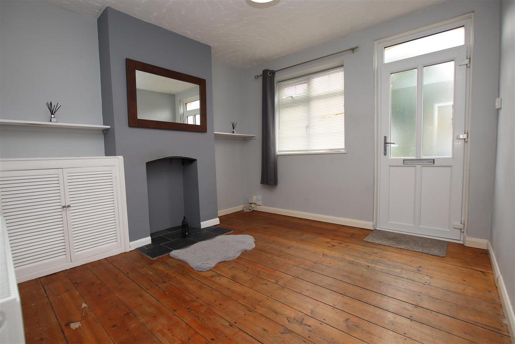 Living room, fireplace