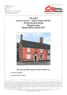 Office to rent, 45 Shortmead St Biggleswade SG18 0AT