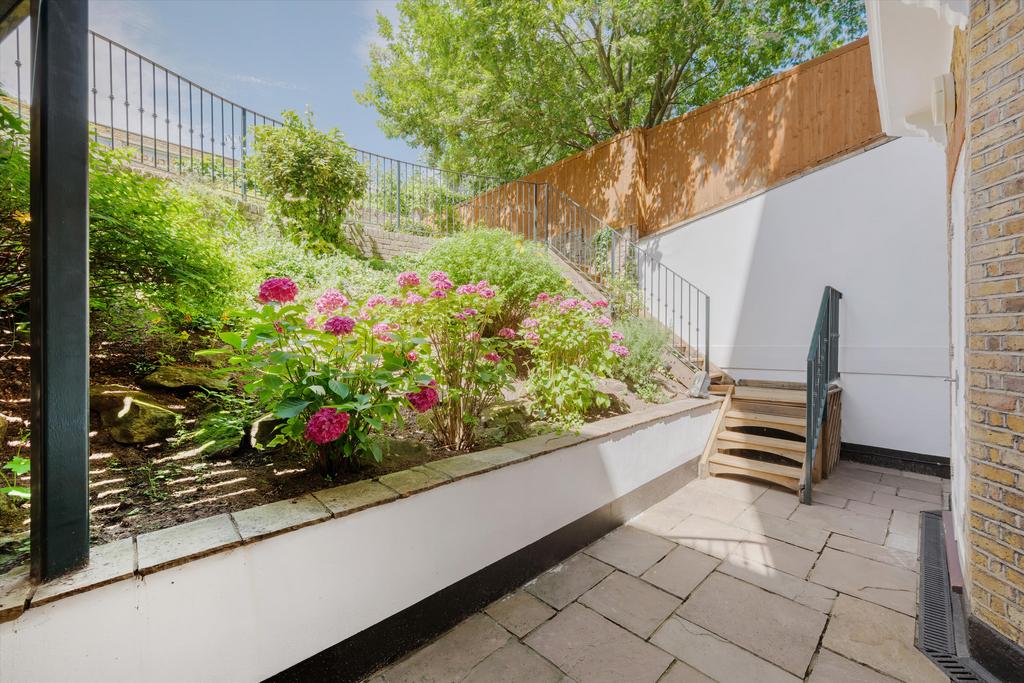 Patio view, garden