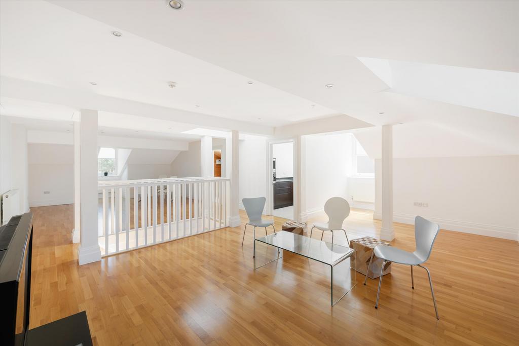 Open-plan living area, open plan living