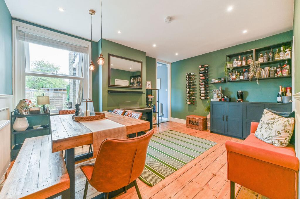 Open-plan living area, open plan living
