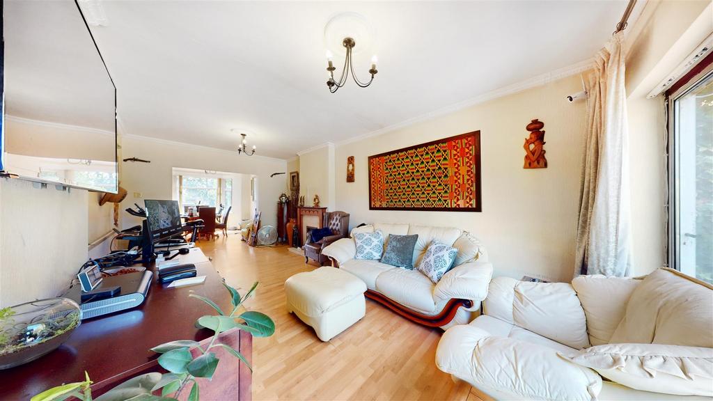 Open-plan living area, open plan living