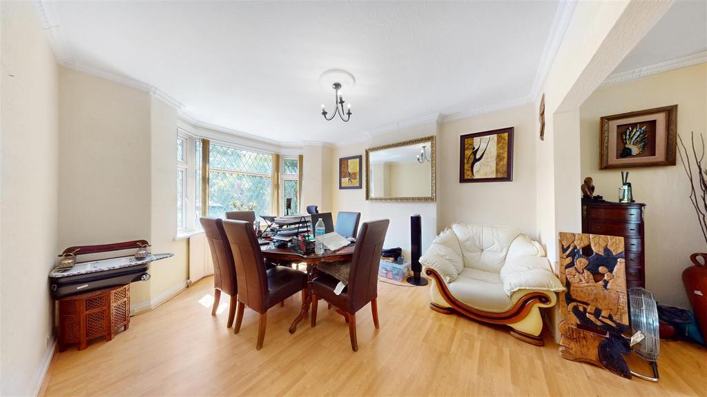 Dining room, fireplace