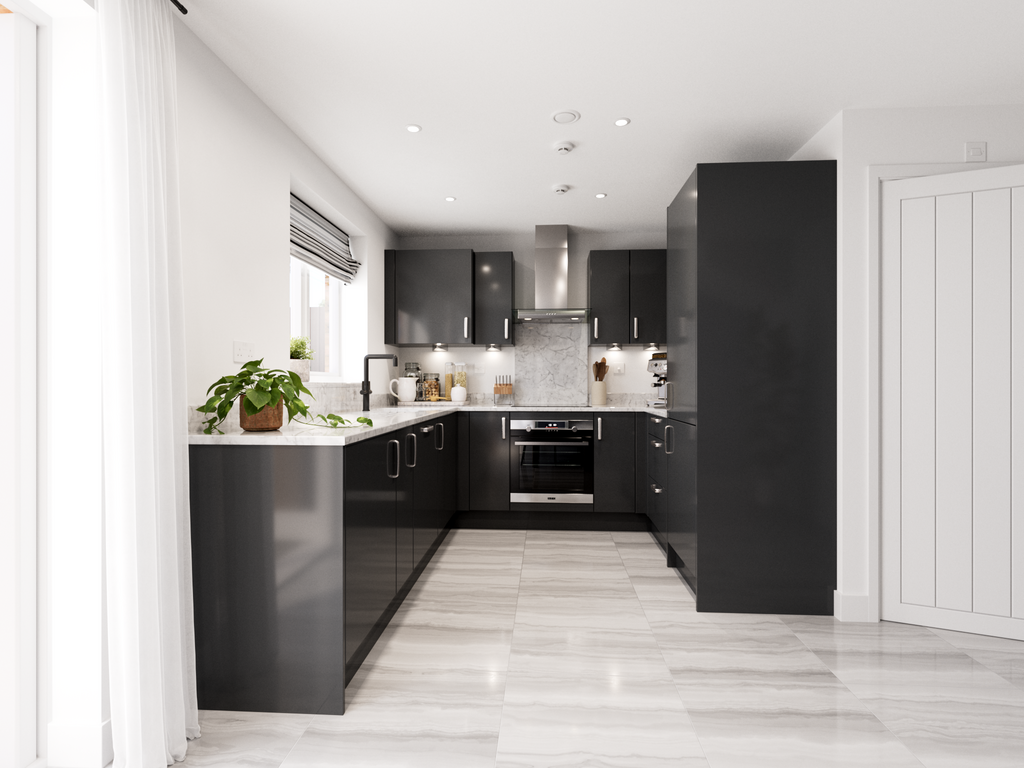 Plot 271, The Barton at The Hawthorns, LE16, Compass Point, Northampton Road LE16 – pohled 3