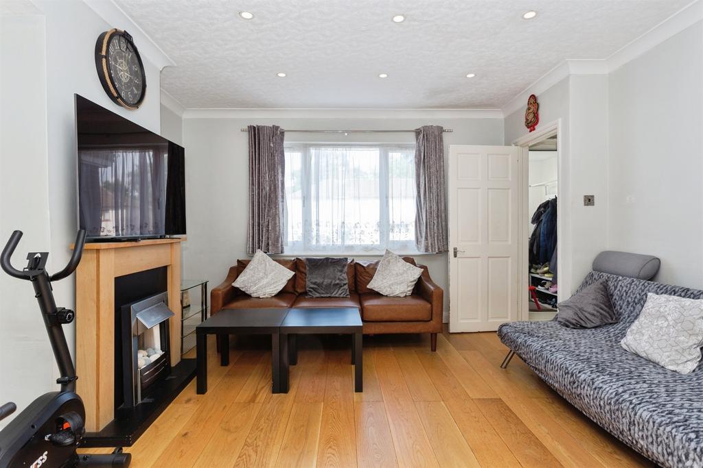 Living room, fireplace