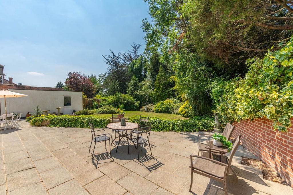 Patio view, garden