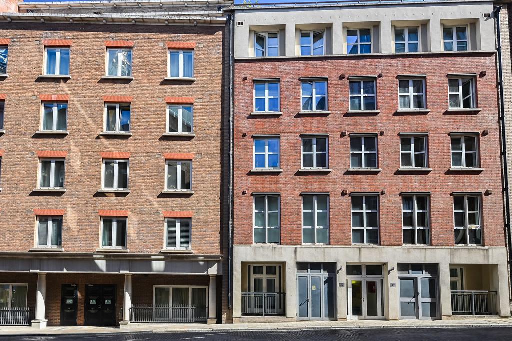 Apartment building facade, block of apartments