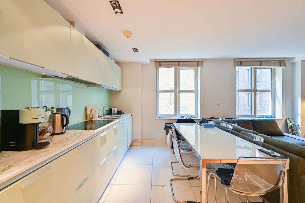 Open-plan living area, open plan living