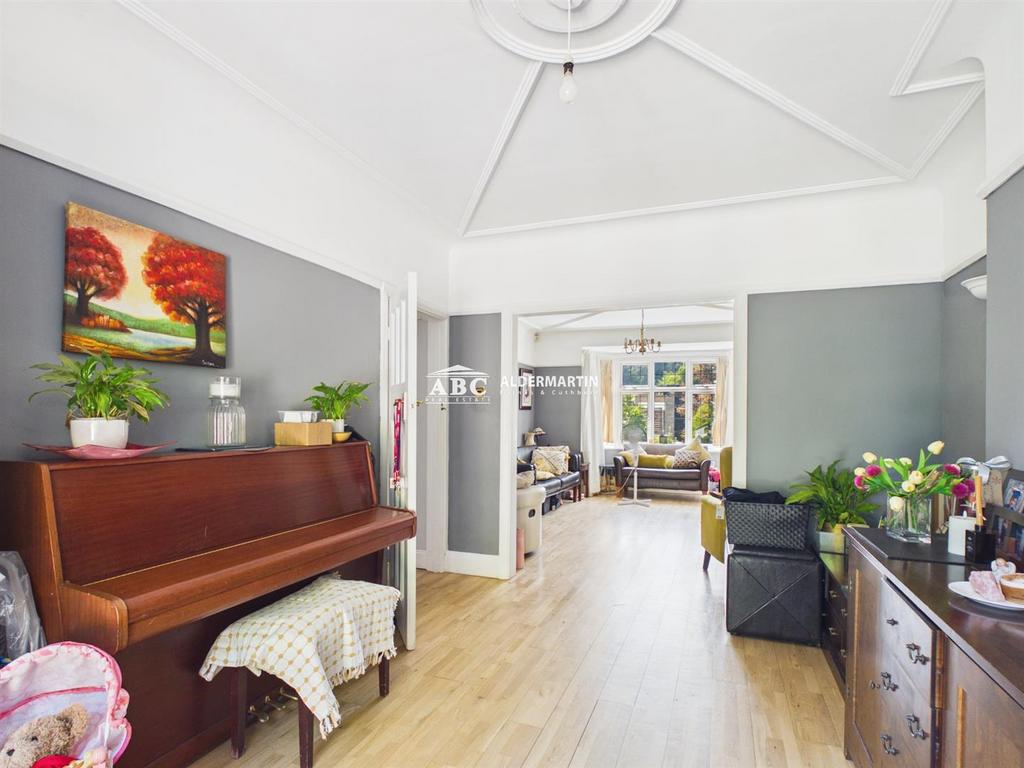 Open-plan living area, open plan living