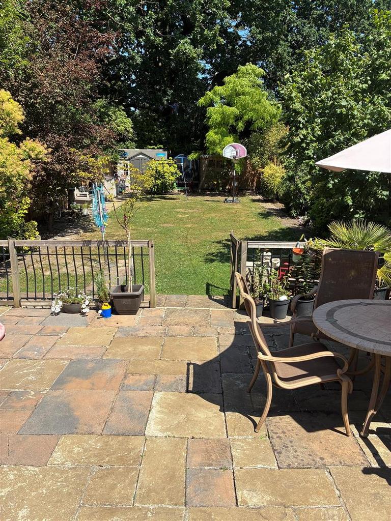 Patio view, garden