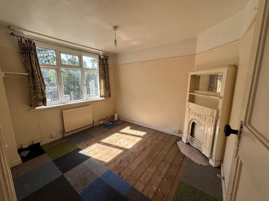 Living room, fireplace