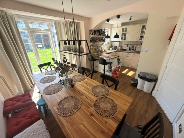 Open-plan living area, open plan living