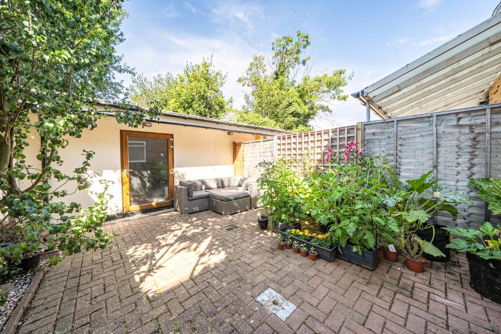 Patio view, garden