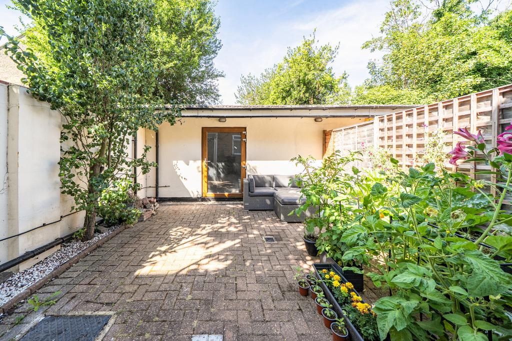 Patio view, garden