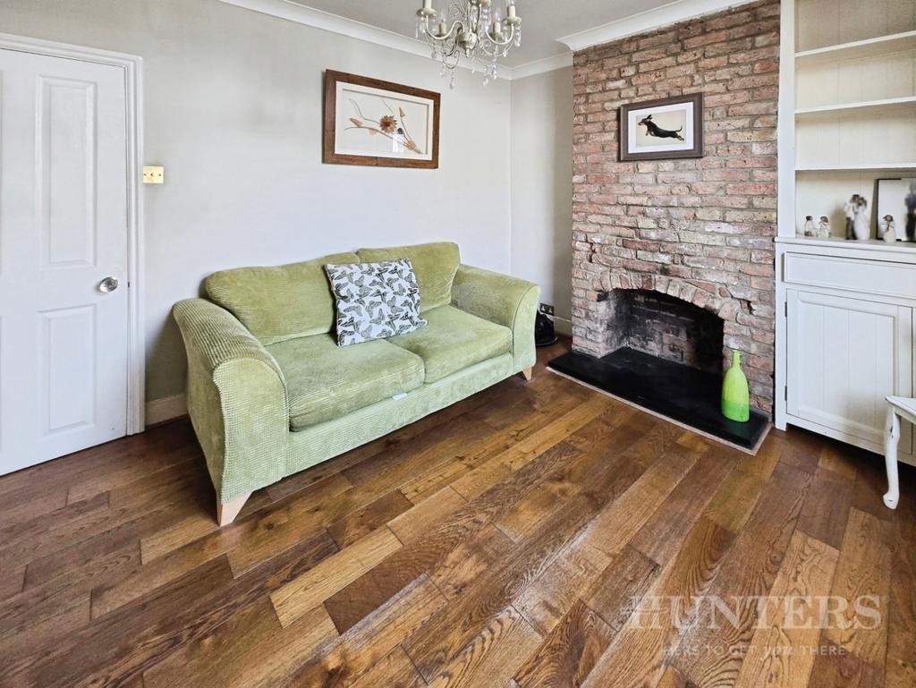 Living room, fireplace