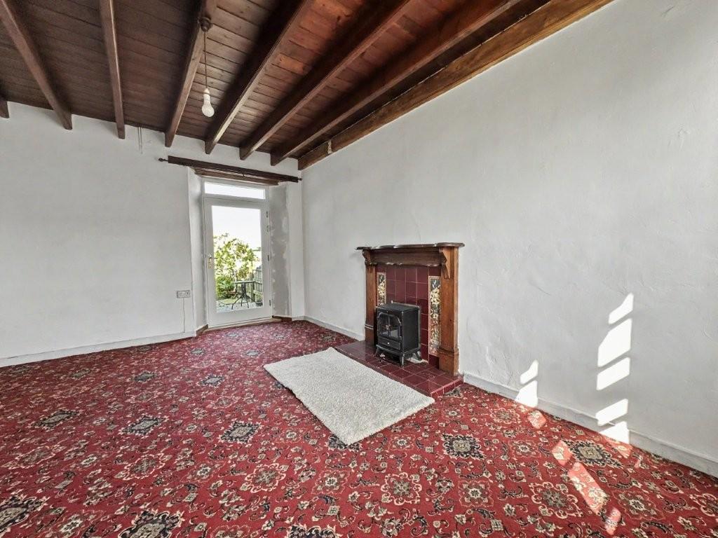 Living room, fireplace