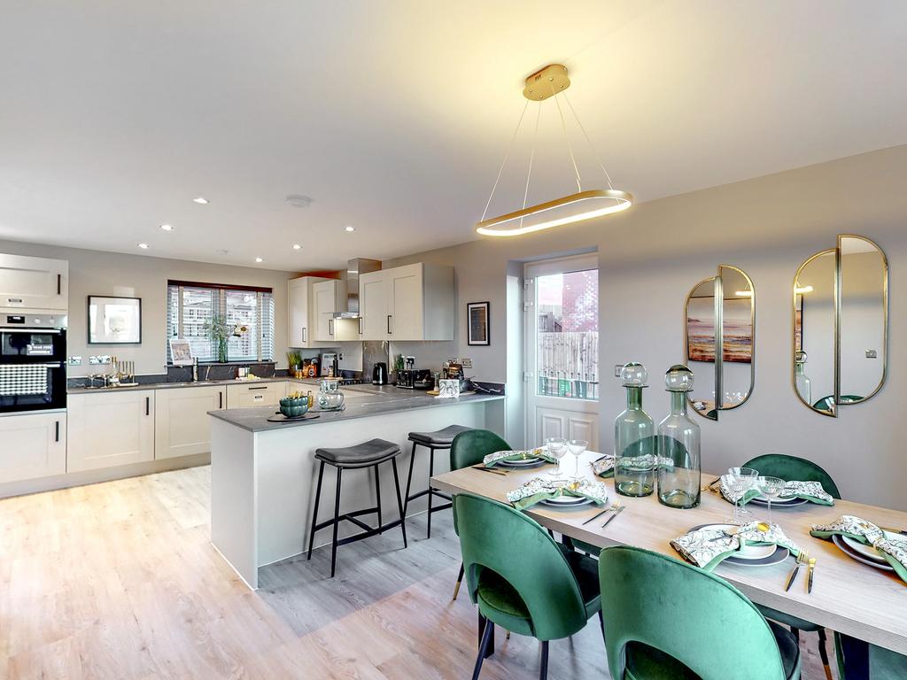 Kitchen, open plan living