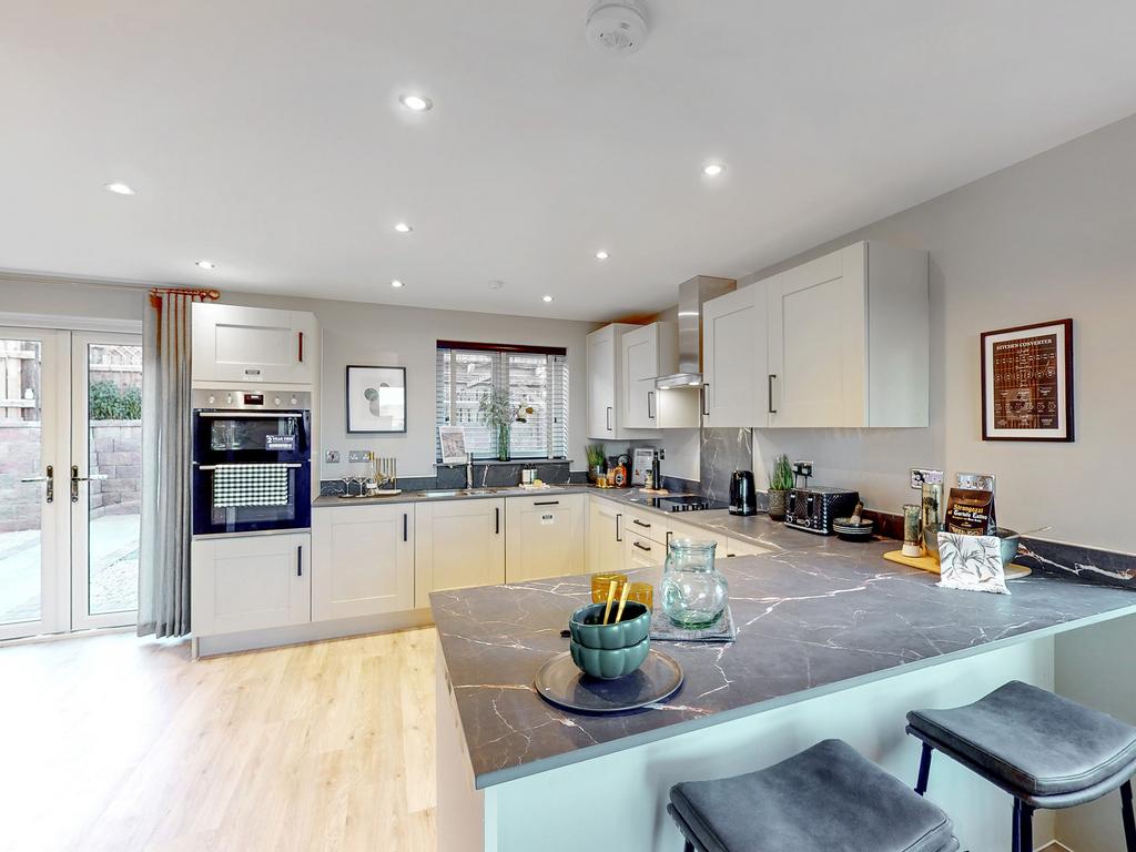 Kitchen, open plan living