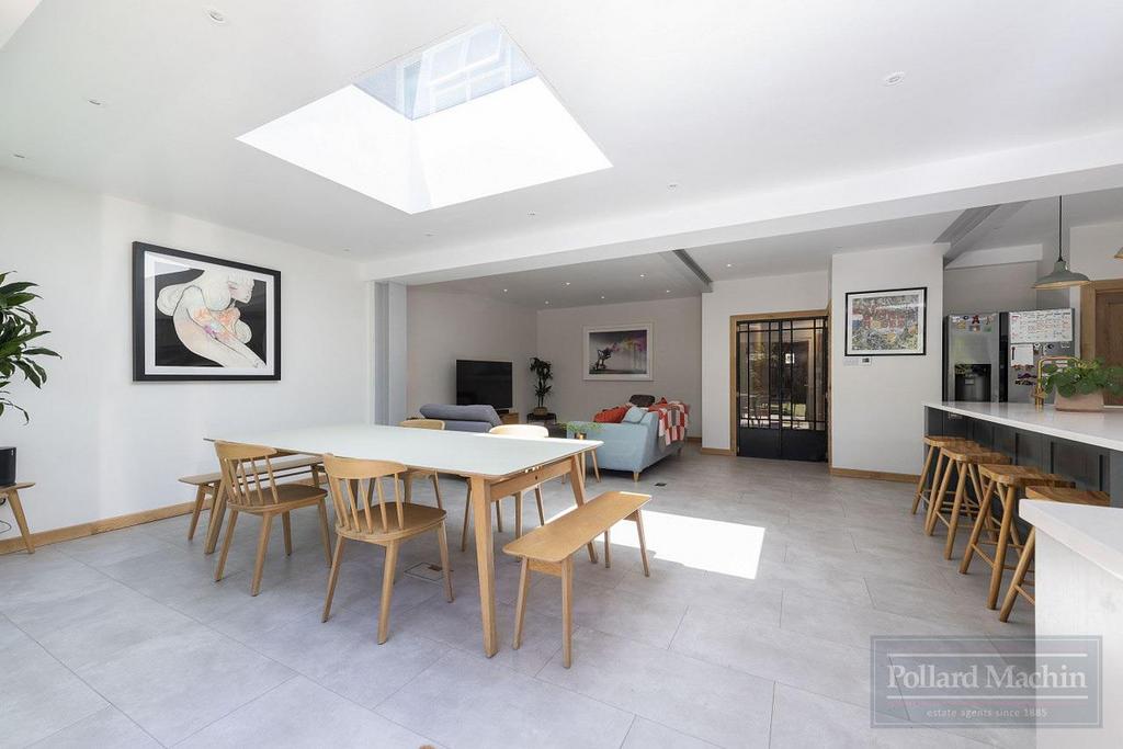 Open-plan living area, open plan living