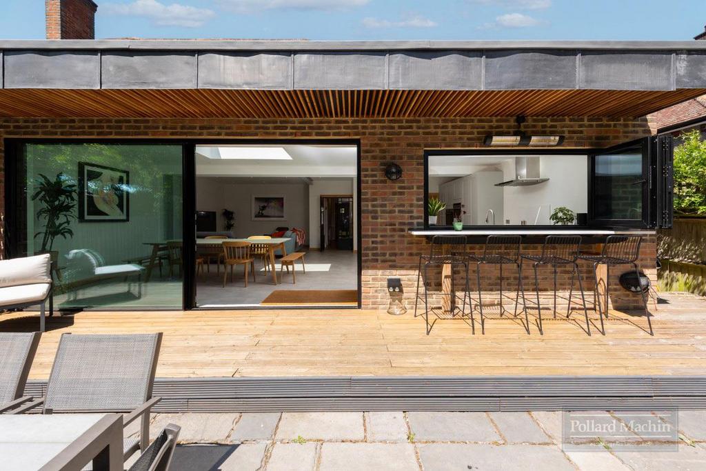 Open-plan living area, open plan living