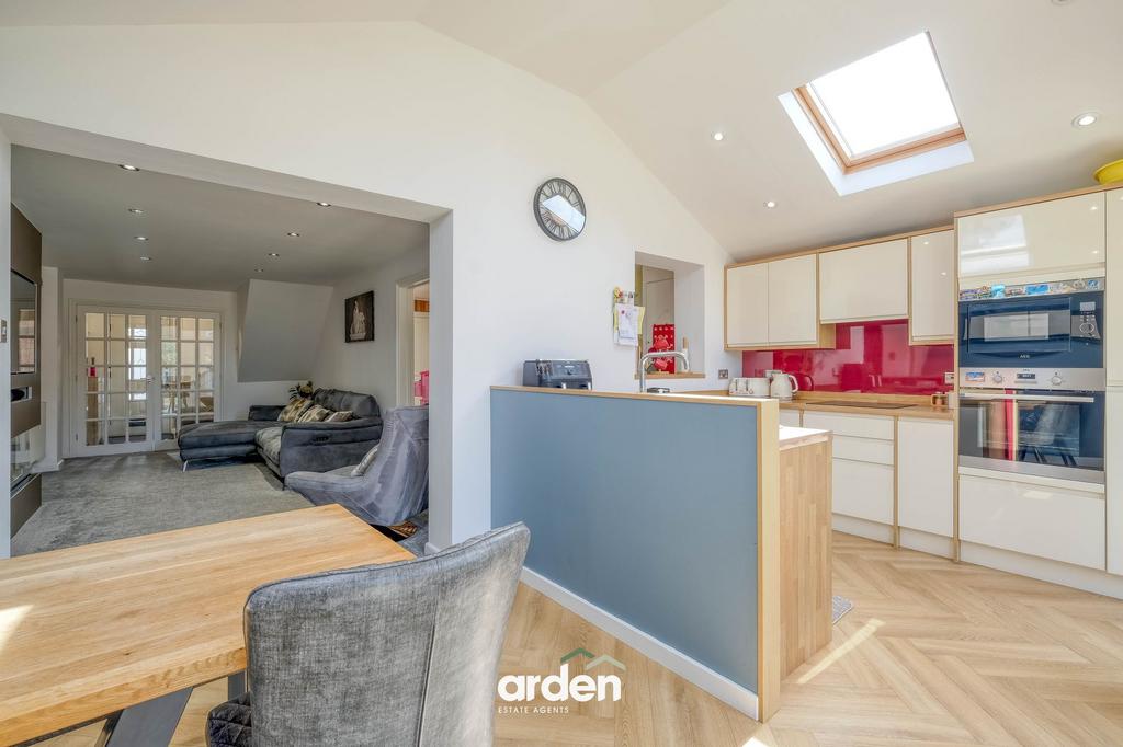 Open-plan living area, open plan living