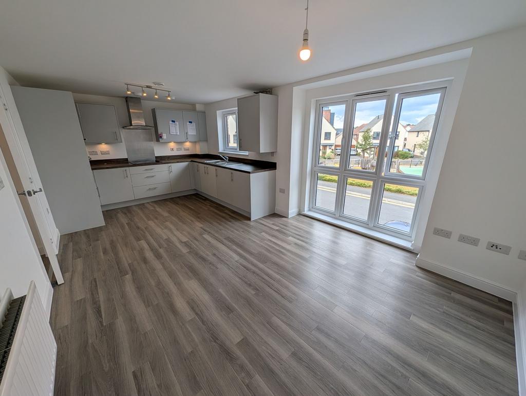 Open-plan living area, open plan living