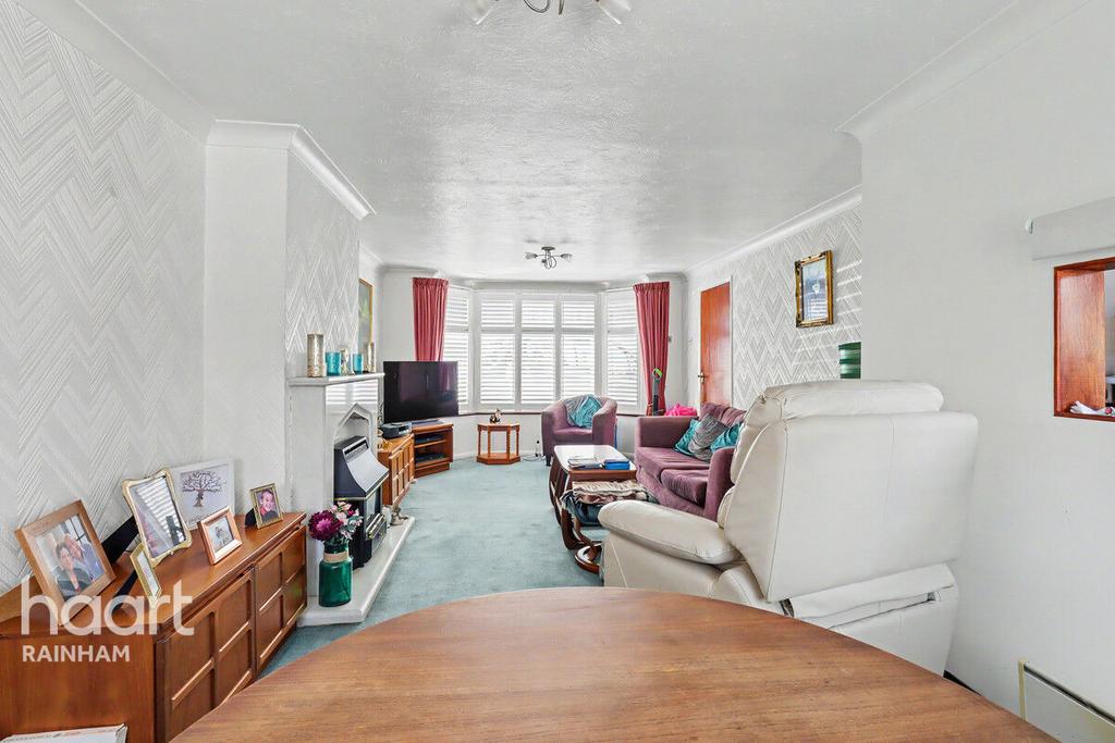 Living room, fireplace