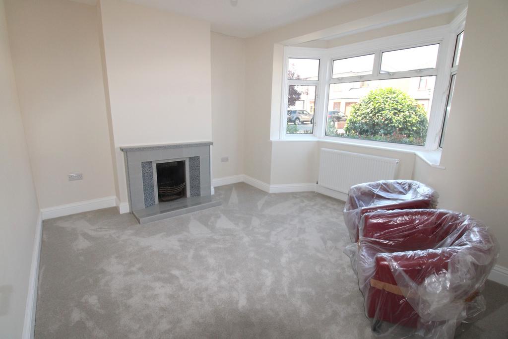 Living room, fireplace