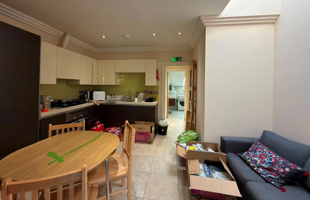 Open-plan living area