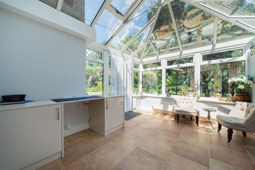 Conservatory interior, conservatory