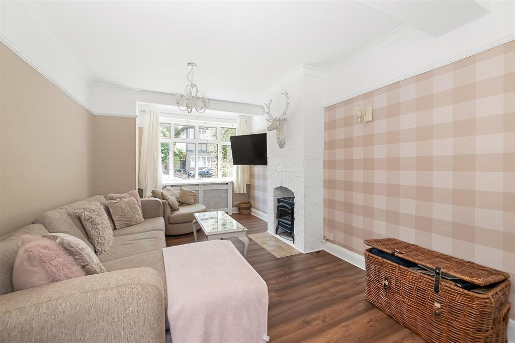Living room, fireplace