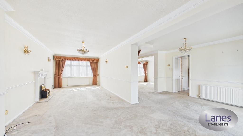Living room, fireplace